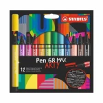 STABILO® Pen 68 MAX - ARTY - 12 ks sada - 12 různých barev (768/12-21)