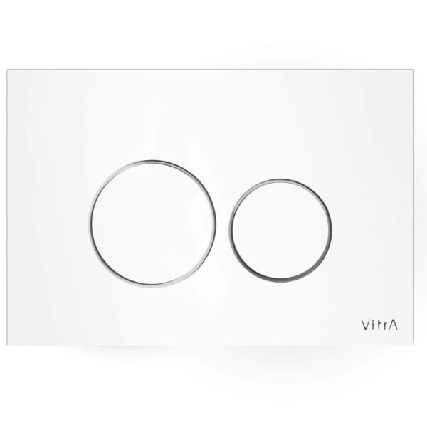Ovládací tlačítko VitrA Vetro skleněné bílé 740-1600 740-1600