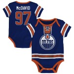 Outerstuff Dětské body Connor McDavid #97 Edmonton Oilers NHL Hockey Pro Creeper – Name & Number Velikost: 18 měsíců