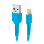 SBS C-89 kabel USB - Lightning 1m světle modrá (TECABLEUSBIP589A)