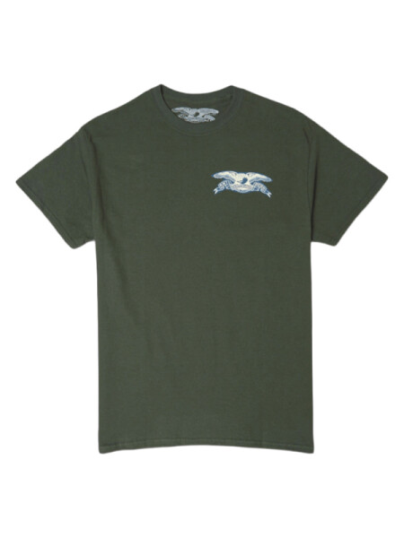 Antihero BASIC EAGLE CHEST FORREST GREEN pánské tričko krátkým rukávem