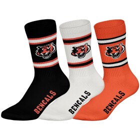 Pánské ponožky Cincinnati Bengals NFL Huddle Crew (3 páry) Velikost: 43–46