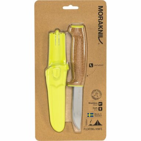 Morakniv Floating Knife hnědá / Outdoor nůž / nerezová ocel / čepel 9.7 cm / plastové pouzdro / plovoucí (13686)