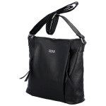 Trendová dámká koženková crossbody Larika, černá
