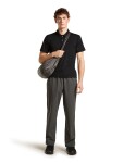 Pánské merino polo triko ICEBREAKER Mens 15.5 Merinofine SS Polo, Black velikost: L