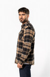 Kariban K 579 Flanelová košile s sherpa fleecovou podšívkou 20.K579 red/navy XXL