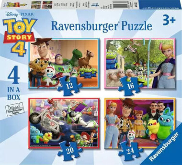 Ravensburger Disney Pixar: Příběh hraček 4 4 v 1 - 12+16+20+24 dílků