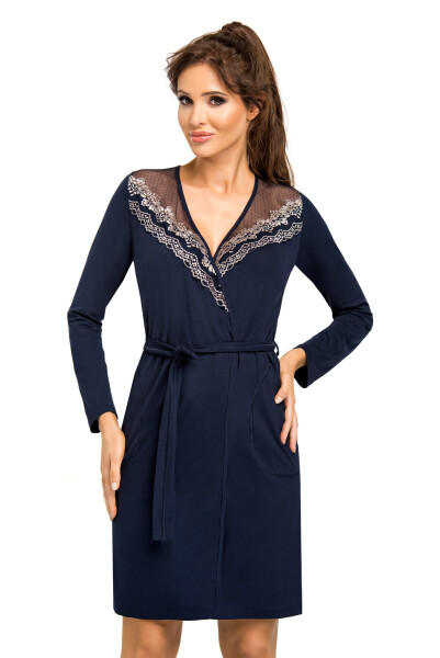 Dámský župan Jasmine Dark Blue Donna