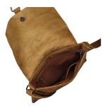 Dámská crossbody kabelka s hadím vzorem Geina, hnědá