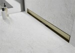 MEXEN - Flat Wall žlab ke stěně 2v1 110 cm zlatý 1530110