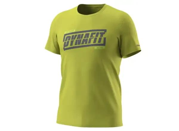 Dynafit Graphic Cotton pánské triko krátký rukáv Golden Lime vel. 48/M