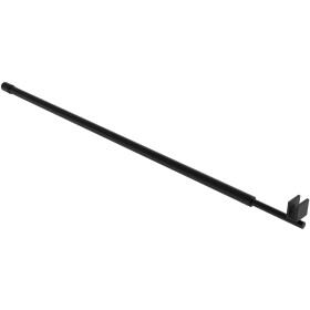 CERANO - Sprchová vzpěra Onyx - kulatá - teleskopická - vodorovná - černá matná - 77-140 CER-423397