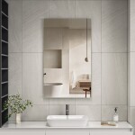 Erga Rectangle, obdélníkové zrcadlo 60x100 cm, ERG-V01-RECTAGLE-6010-CL