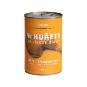 Louie konzerva 1/4 kuřete, 100% maso ve vlastní šťávě 400g