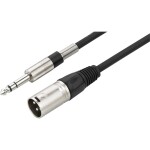 Omnitronic 30220903 XLR propojovací kabel [1x XLR zástrčka 3pólová - 1x XLR zásuvka 3pólová] 3.00 m červená