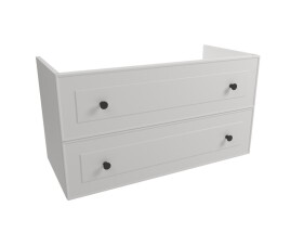 Koupelnová skříňka pod umyvadlo Naturel Forli 100x53x46 cm bílá FORLI100BI FORLI100BI