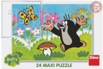 Puzzle Krtek a houba 24 dílků maxi - Dino