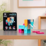 Connetix Connetix PRO Build It 4 Ways - Magnetická Stavebnice zvířata 30 ks