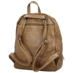 Trendy dámský koženkový kabelko-batoh Olefir, khaki