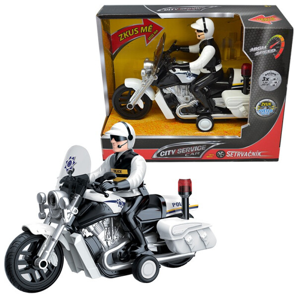 City Service Car - 1:16 Policejní motorka - Sparkys