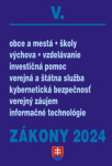 Zákony 2024 Štátna verejná správa, školy obce