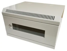 XtendLan Nástěnný rozvaděč 10" šedá / Nástěnný rozvaděč / 4U / 280×350 mm / skleněné dveře (WT-4U-2835-GREY)