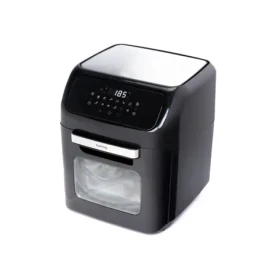 Huslog Horkovzdušná fritéza černá / Horkovzdušná fritéza / 1800 W / 12 l / dotykový displej / 12 programů (OWN000093)