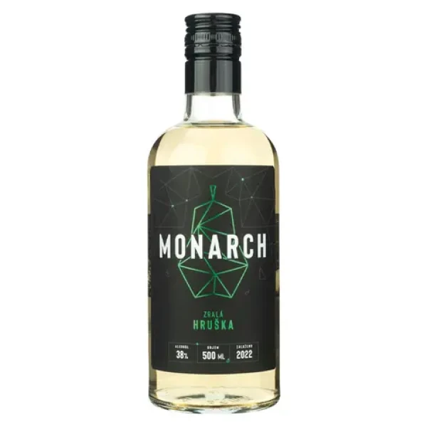 Monarch ze zralých hrušek 38% 0.5l (8595669813228)