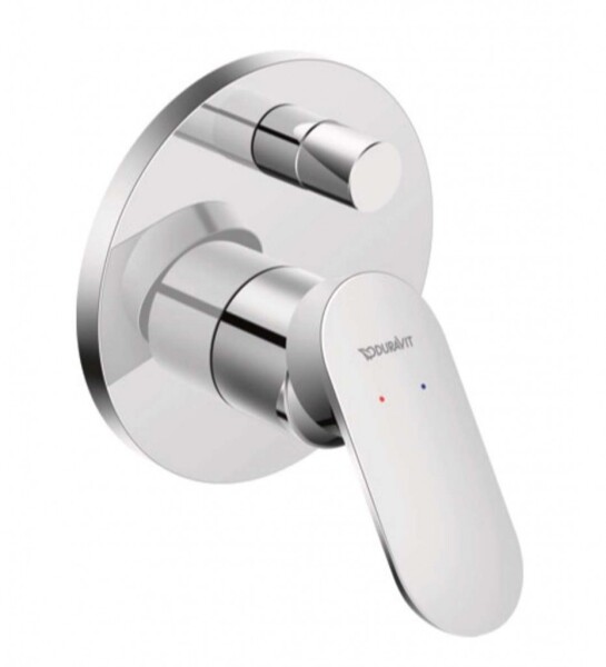 DURAVIT - Wave Baterie pod omítku, pro 2 spotřebiče, s tělesem, chrom WA4210008010