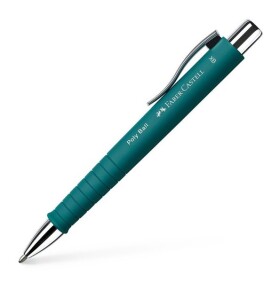 Kuličkové pero Faber-Castell POLY BALL XB, tm. zelená