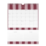 Busy B Nástěnný kalendář Blue Graphic 2026, modrá barva, papír