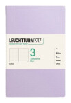 Zápisník Jottbook pur A5, 80l, tečkovaný, Lilac, 3ks