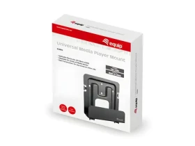 Equip 650896 černá / Nástěnný držák pro media přehrávač / nosnost 1 kg / šířka zařízení 25-39 mm (650896)