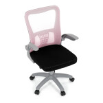 Dětská židle, výškově nastavitelná, růžová síťovina, KA-K2008 PINK