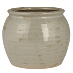 Ib Laursen Keramický obal na květiny Margot Grey, šedá barva, keramika