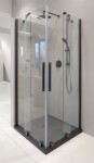DEANTE - Sprchový kout Prizma titanová, čtvercová, 90x90 cm KPNDP09P09