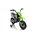 Mamido Dětská elektrická motorka Cross Pantone 361C zelená