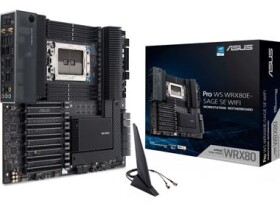 ASUS Pro WS WRX80E-SAGE SE WIFI / AMD WRX80 / 8x DDR4 / SATA III / USB / GLAN / M.2 / WI-Fi / sc.sWRX8 / E-ATX (90MB1590-M0EAY0)