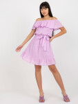 Dámské šaty LK SK 508610 .23 světle fialová FPrice