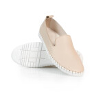 Batz Elmira Beige Dámské kožené mokasíny béžové 39