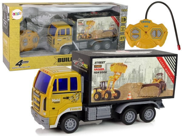 Mamido Nákladní automobil na dálkové ovládání 1:24 žlutý