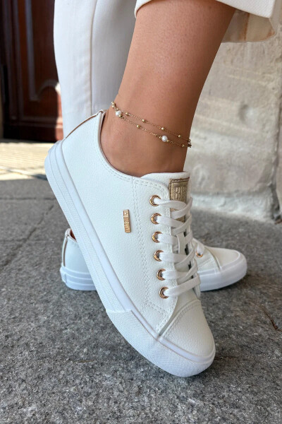 Dámské tenisky z ECO kůže Big Star – bílé Velikost: 37