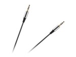 Kabel REBEL RB-6008-100-B JACK 3.5 konektor/JACK 3.5 konektor 1m