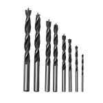 Vrtáky do dřeva spirálové, ø 3,0 mm - ø 10 mm, STALCO, set.8 ks