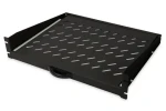 Digitus DN-19-TRAY-2-450-SW černá / Výsuvná police / 19" / 2U / nosnost 30 kg / hl. 450 mm (DN-19-TRAY-2-450-SW)