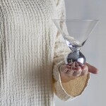 Bloomingville Sklenice na koktejl Anine 330 ml, čirá barva, sklo