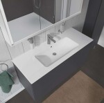 DURAVIT - ME by Starck Umyvadlo nábytkové 123x49 cm, s 1 otvorem pro baterii, s WonderGliss, alpská bílá 23361200001