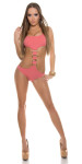 Sexy monokiny s výstřihem 18145 - In Stylefashion růžová S