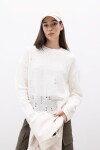 DEFACTO Crochet Fit Crew Neck Long Sleeve Crochet T-Shirt Tunic