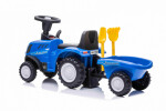 Mamido Dětské odrážedlo traktor s přívěsem New Holland T7 modrý